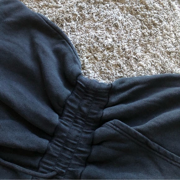 Free People Kickin’ It Romper Large Washed Black - Picture 6 of 6